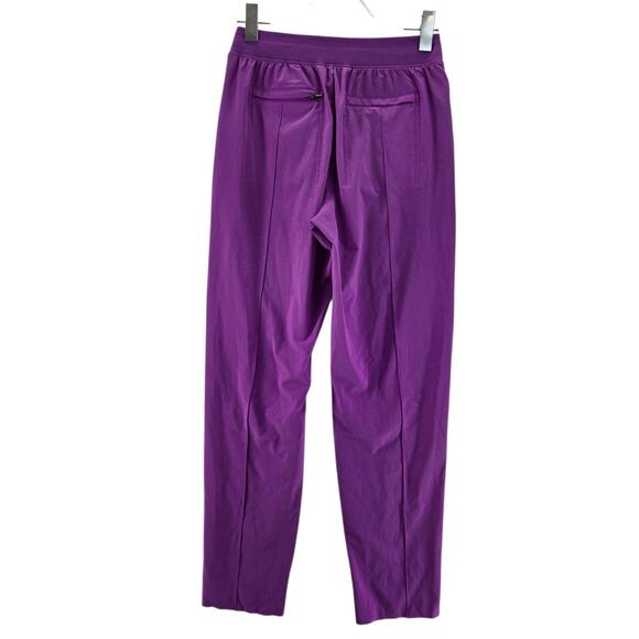 Athleta Pants Brooklyn Heights Vienna Slim Jazzy Purple Pull On Womens 0 XS - Picture 4 of 11